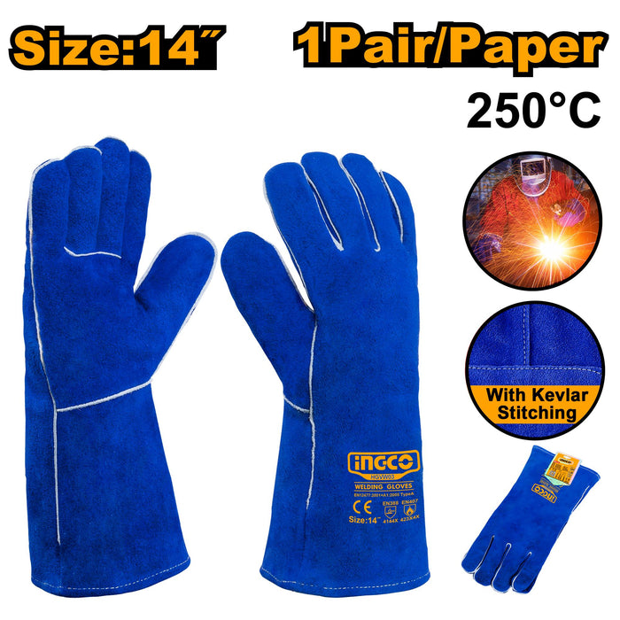 INGCO PPE GLOVES POLY COTTON XL