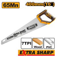 Ingco | Hand Saw 400mm 7TPI - HHAS15400