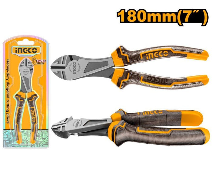 INGCO PLIER DIAGONAL CUTTING 180MM - HDCP08188