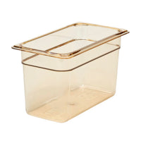 CAMBRO High Heat 1/3 GN Food Pan, Amber Color, 150mm Deep - Commercial Kitchen Storage