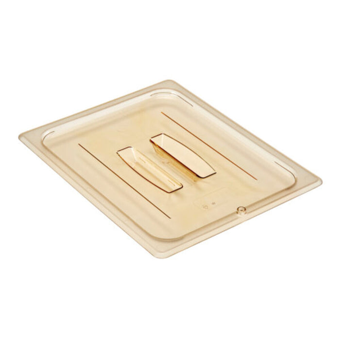 Cambro High Heat Amber Lid for 1/2 Size Food Pan - Durable, Heat Resistant, Kitchenware, Restaurant Supply