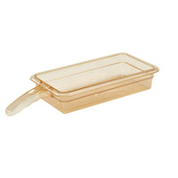 Cambro High Heat Amber Food Pan 1/3 GN with Single Handle - HHP1005