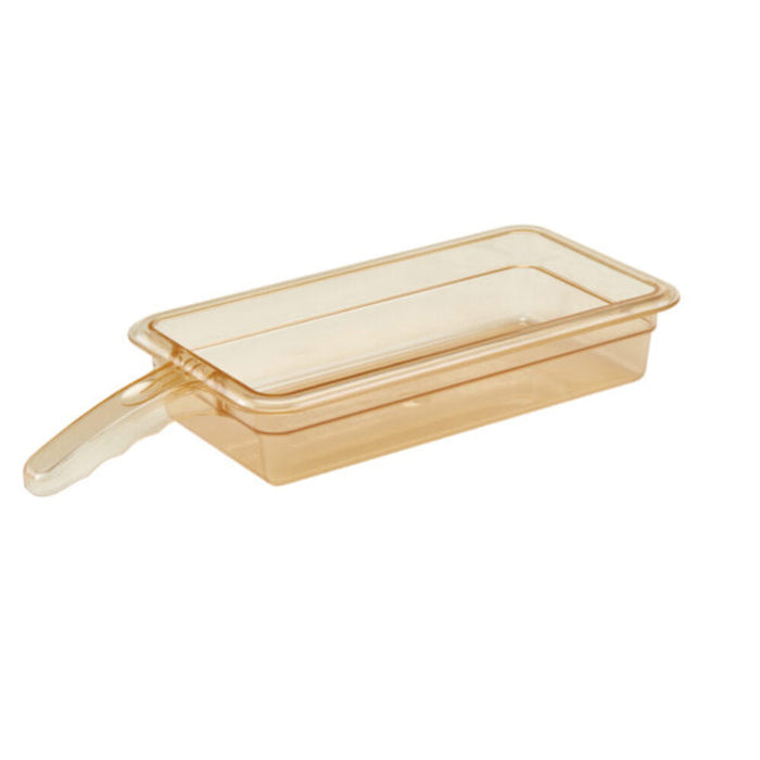 Cambro High Heat Amber Food Pan 1/3 GN with Single Handle - HHP1005