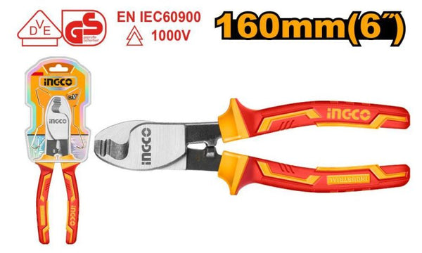 INGCO VDE PLIER 1000V 160MM CABLE CUTTER