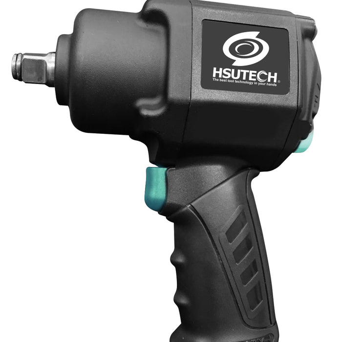 Hsutech Impact Wrench, Twin Turbo, Composite, 1/2”-HSUHIW04891T