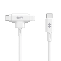 Targus HyperJuice USB C and Lightning Cable 60w-HJ4010WHGL