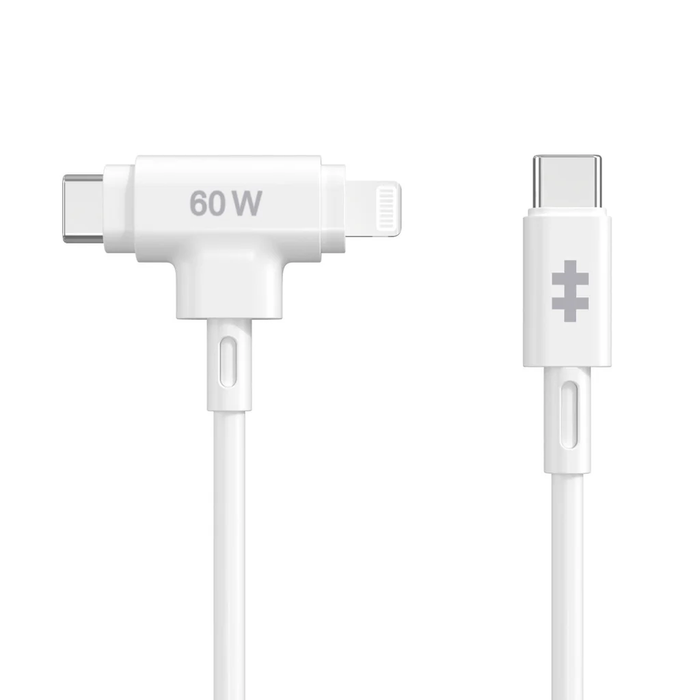 Targus HyperJuice USB C and Lightning Cable 60w-HJ4010WHGL