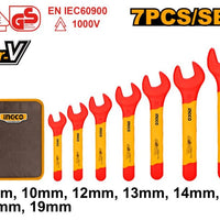 INGCO VDE SPANNER INSULATED 8-19MM SET 7PCS