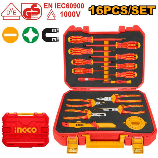 INGCO VDE TOOL SET INSULATED 16 PCS