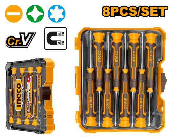 INGCO Screwdriver Precision Set 8PCS HKSD0818: Professional Tool Kit