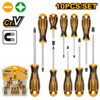 INGCO Screwdriver Set 10PCS CR-V HKSD1028: Professional Screwdriver Kit
