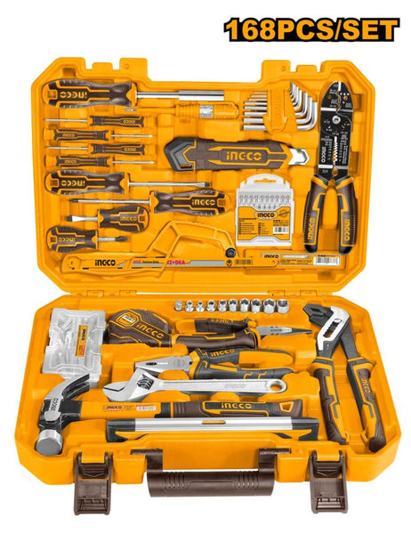 INGCO TOOL SET 168PCS IN PLASTIC BOX
