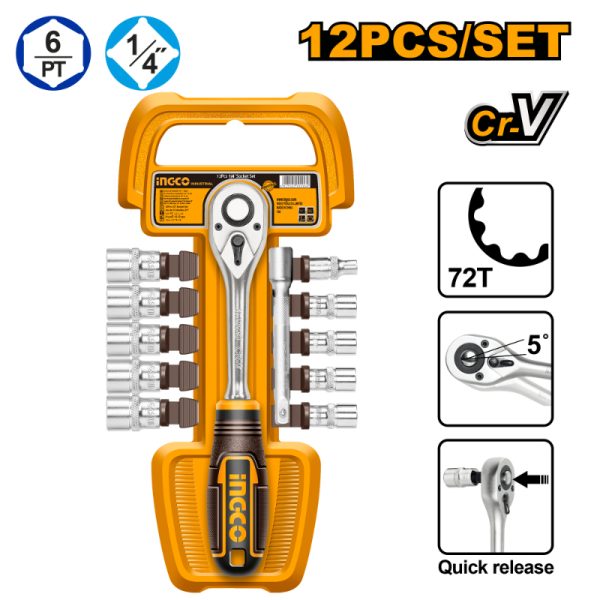 INGCO Socket Set 1/4