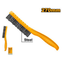 INGCO BRUSH WIRE 270MM PLS HNDL 3ROW - HKTWB2705