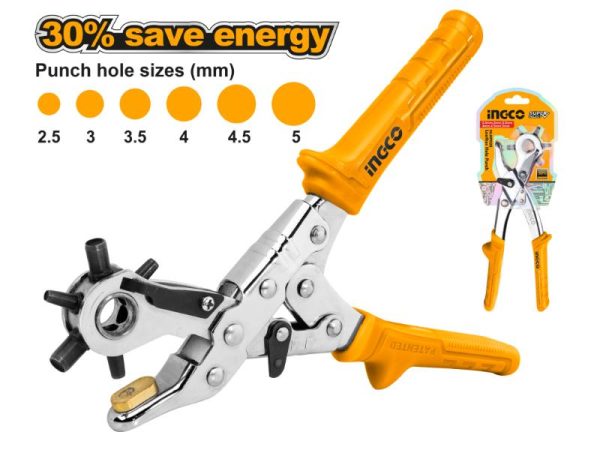 INGCO LEATHER HOLE PUNCH 2.5-5MM - HLHP028