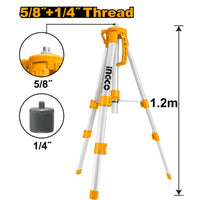 INGCO Laser Level Tripod, 1.2m Height, Adjustable 5/8