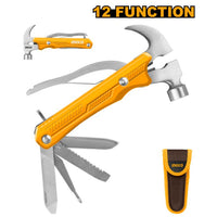 INGCO 12-Function Multi-Tool Hammer: Versatile DIY Tool with Multiple Features for Home and Professional Use