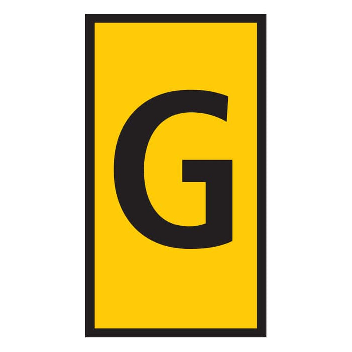 Marker Ovalgrip 6.0 - 10mm Yellow Marked G