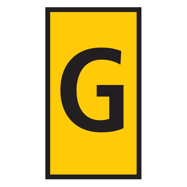 Marker Ovalgrip 6.0 - 10mm Yellow Marked G
