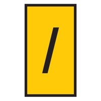 Marker Ovalgrip 6.0 - 10mm Yellow Marked Slash