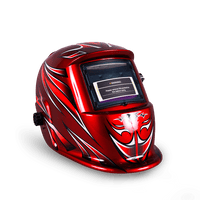 HON3008 Auto-Darkening Welding Helmet - Red, Grinding Option, MIG & Stick Welding - MatWeld Helmet