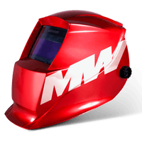Helmet Mat Auto-Dark Adj Shiny Red HON3010