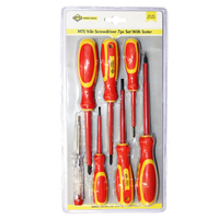 MTS VDE Insulated Screwdriver 7-Piece Set with Tester - Electrical Hand Tools