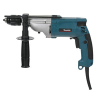 Makita HP2051 Impact Drill: Keyless Chuck, 720W. Power Tool for Wood, Concrete, and Steel.