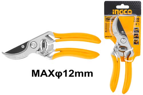 INGCO GARDEN SHEAR PRUNING 200MM ALUM BODY HPS0109