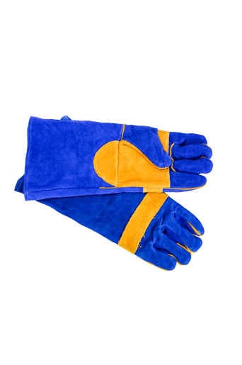 Afrox Classic Blue And Yellow Welding Gauntlet - W051023