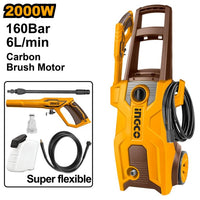 INGCO High Pressure Washer 2000W 160Bar HPWR20018 | Power Washer for Cleaning | Buy at chavda.com