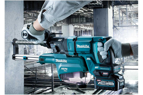 Makita 40V XGT Cordless 28mm SDS-Plus Combination Hammer - HR007GZ