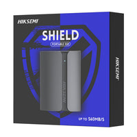 HIKSEMI T300S Shield 1TB Portable SSD - Grey USB Type-C External Solid State Drive