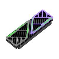 HIKSEMI MH1 M.2 SSD Cooler Heatsink - Black/Purple NVMe 2280 PC PS5, Chavda.com