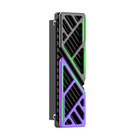 HIKSEMI MH1 M.2 SSD Cooler Heatsink - Black/Purple NVMe 2280 PC PS5, Chavda.com