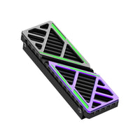 HIKSEMI MH1 M.2 SSD Cooler Heatsink - Black/Purple NVMe 2280 PC PS5, Chavda.com
