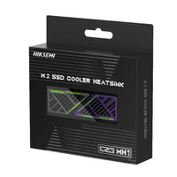 HIKSEMI MH1 M.2 SSD Cooler Heatsink - Black/Purple NVMe 2280 PC PS5, Chavda.com