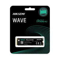 HIKSEMI Wave PCIe 3.0 NVMe M.2 SSD 256GB - High Performance Black Solid State Drive with QR Code