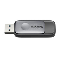 HIKSEMI Pully 64GB USB 3.2 Flash Drive - Silver/Black, fast data transfer, portable storage solution