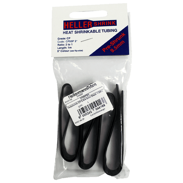 Heat Shrink Black 9.5 Mm X 1 M Hs009