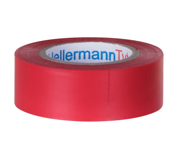 Red Electrical Tape - HellermannTyton Flame Retardant Insulation Tape 18mm - Buy Now!