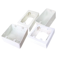 Polypropylene 4x2 Wall Boxes: White Plastic Electrical Boxes for Wiring Outlets