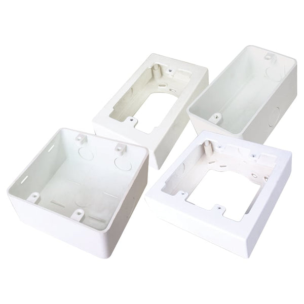 Polypropylene 4x2 Wall Boxes: White Plastic Electrical Boxes for Wiring Outlets