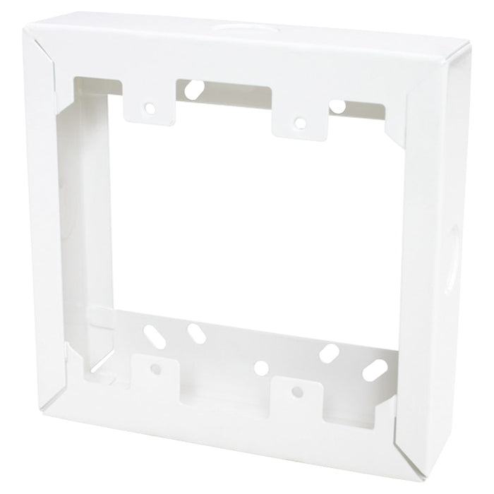 White 4x4 Electrical Wall Box Extension - Outlet Box Spacer, Mounting Bracket | Buy Now