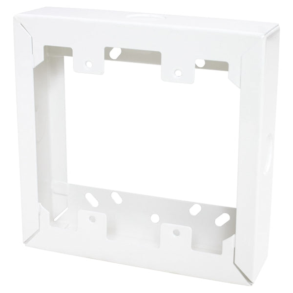 White 4x4 Electrical Wall Box Extension - Outlet Box Spacer, Mounting Bracket | Buy Now