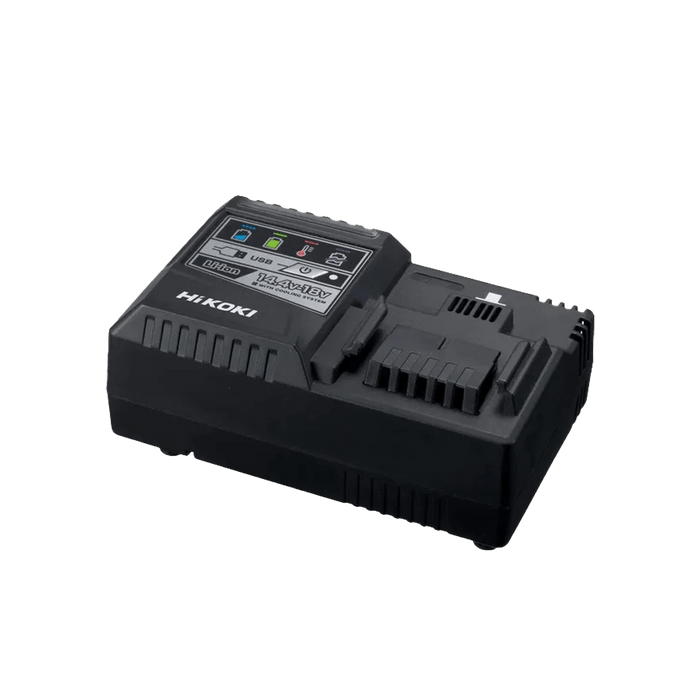 HiKoki UC18YFSL Battery Charger: 14.4V & 18V Slide Lithium-Ion Charger - Fast Charging!