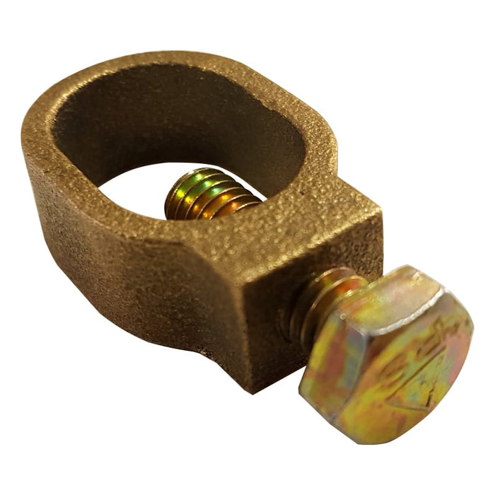 Clamp For Earth Rod Brass with Bolt
