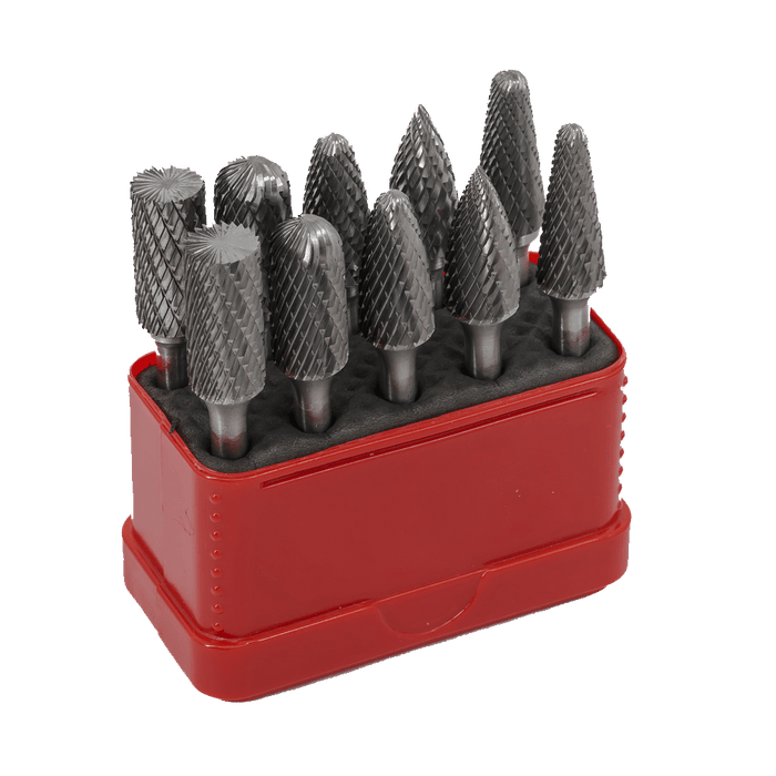 Euroboor Burrs Set Uni/Dbl Cut 10 Mmxxx Htceur Rbs1010