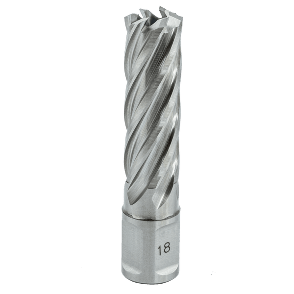 Euroboor 22mm HSS Annular Cutter, 55mm DOC - Metal Drilling Tool