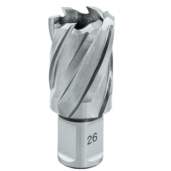 Euroboor Cutter HSS DOC 30mm x 32mm: High-Speed Steel Annular Cutter for Steel, Aluminum, Copper, and Stainless Steel